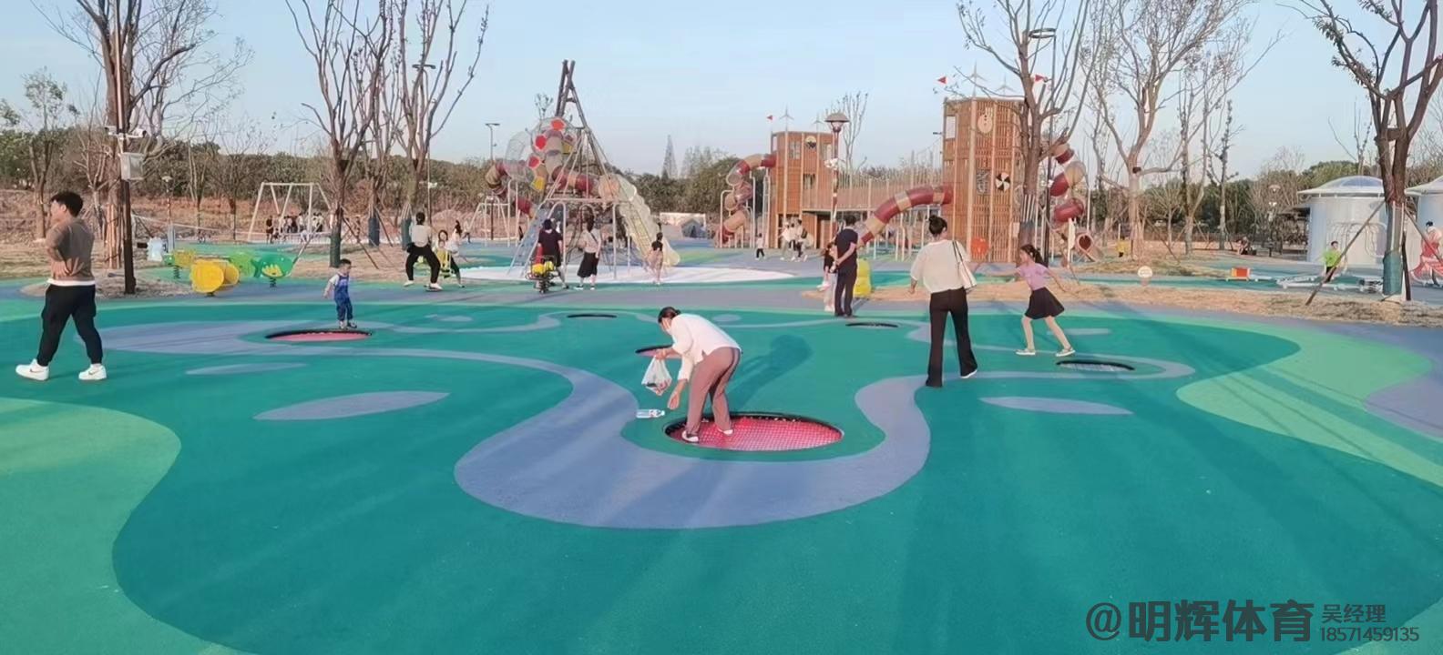 咸宁公园跑道是用什么材料做成的